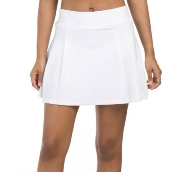 Tommy Bahama Women's White Pleated Skort Size XL Golf Quick Dry UPF 50 NWT - Picture 2 of 14